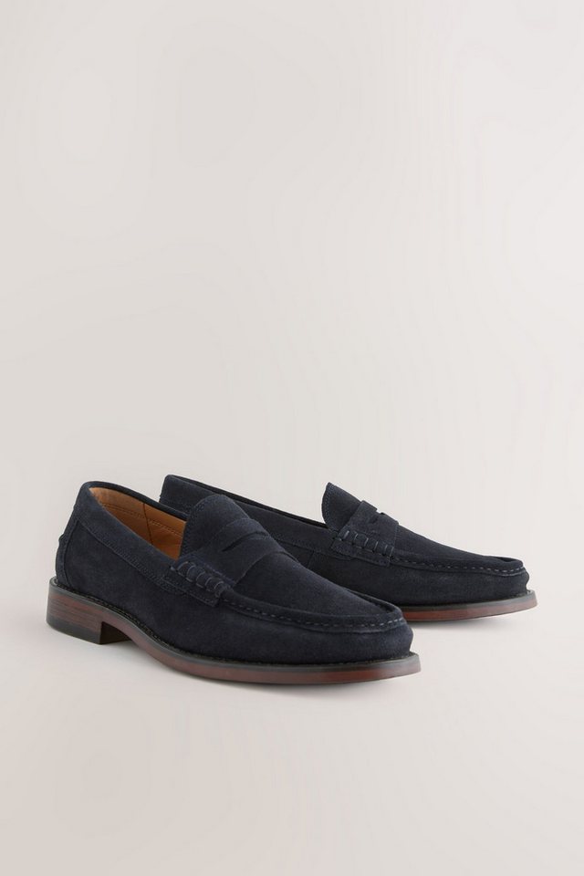 Next Penny Loafer aus Veloursleder, weite Passform Loafer – Bild 5 von 5