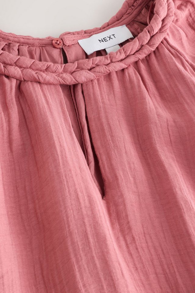 Next Playsuit Playsuit mit Ballonärmeln, Flechtung am Ausschnitt (1-tlg) – Bild 3 von 5