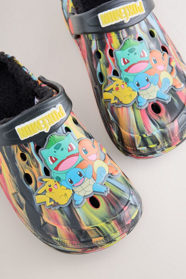 Next Pokemon Hausschuhe-Clogs mit warmem Futter Hausschuh – Bild 3 von 5