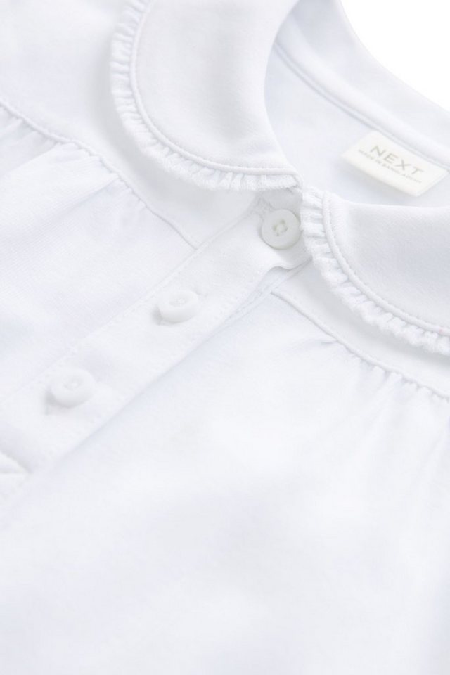 Next Poloshirt Jersey-Oberteil aus Stretch-Baumwolle mit Kragen (1-tlg) – Bild 3 von 5