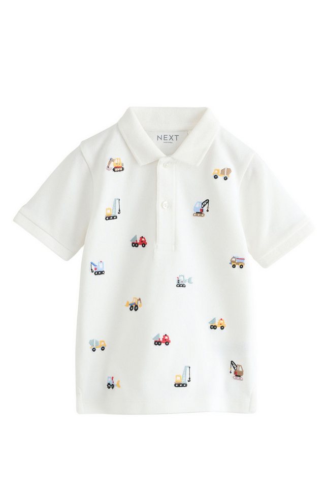 Next Poloshirt Kurzärmeliges, besticktes Poloshirt (1-tlg) – Bild 3 von 5