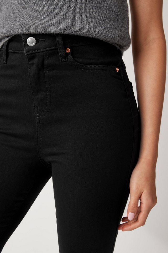Next Push-up-Jeans Push-up Bootcut Fit Jeans, Kurzgröße (1-tlg) – Bild 4 von 5