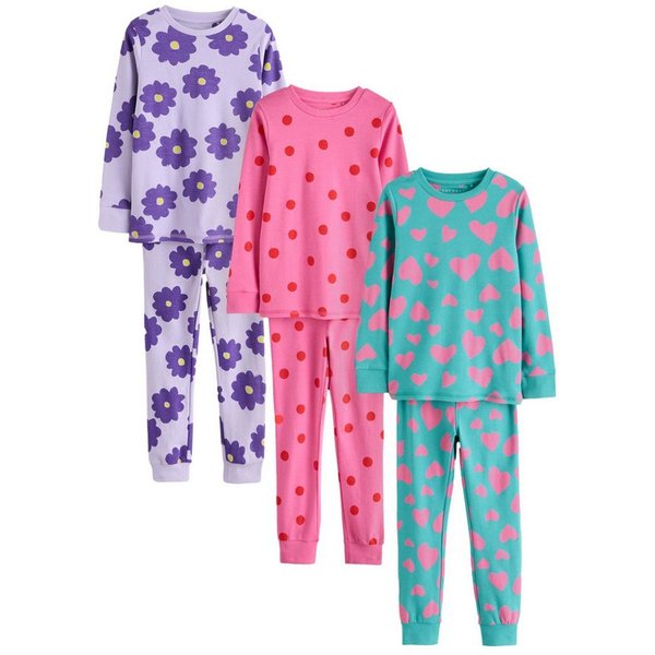 Next Pyjama 3er-Pack Kuschel-Pyjamas (6 tlg)