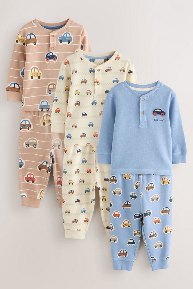 Next Pyjama 3er-Pack Snuggle Schlafanzüge, Transport (6 tlg) – Bild 2 von 5