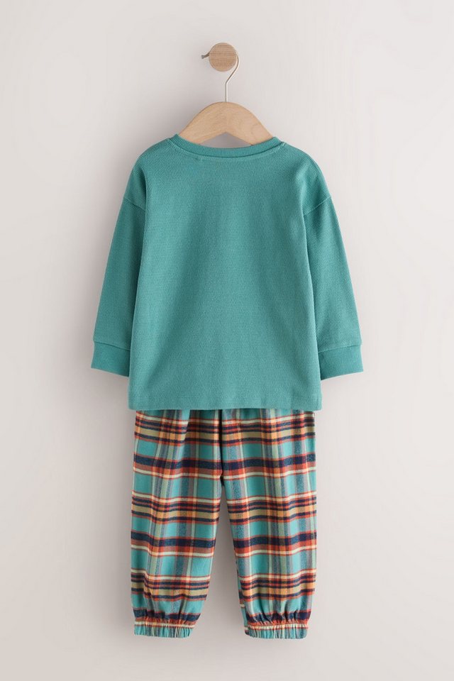 Next Pyjama Gewebte Schlafanzughose mit Karomuster, 3er-Pack (6 tlg) – Bild 2 von 5