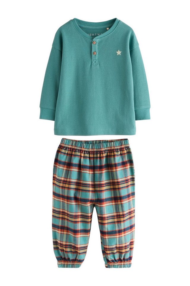 Next Pyjama Gewebte Schlafanzughose mit Karomuster, 3er-Pack (6 tlg) – Bild 3 von 5