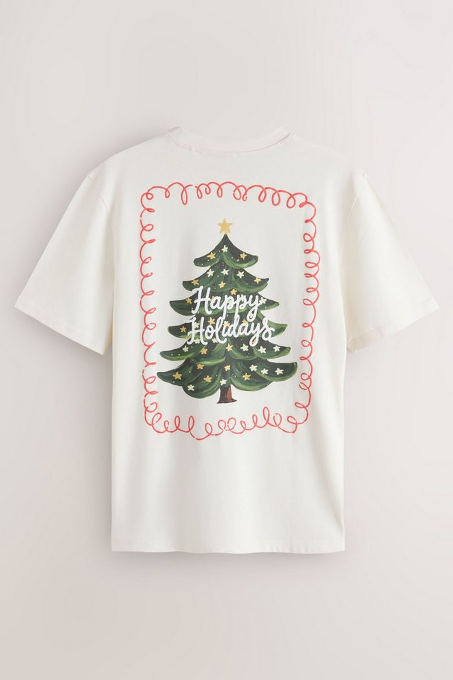 Next Pyjama Happy Holidays Schlafanzug, Familienkollektion (2 tlg) – Bild 2 von 5