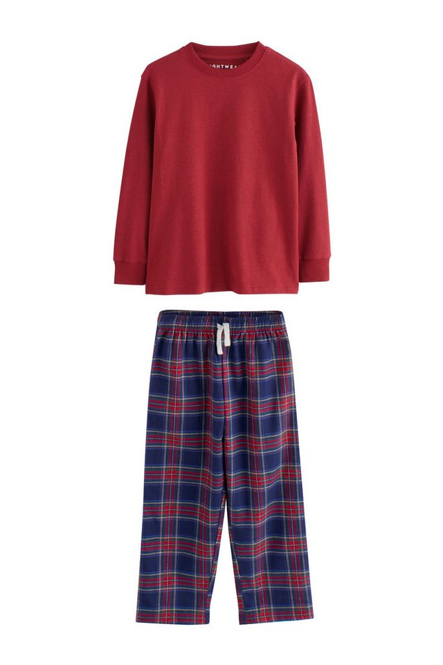 Next Pyjama Karierte Pyjamas aus Webstoff im 2er-Pack (4 tlg) – Bild 4 von 5