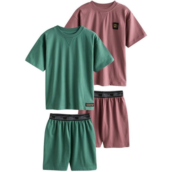 Next Pyjama Kurze Schlafanzüge, 2er-Pack (4 tlg)