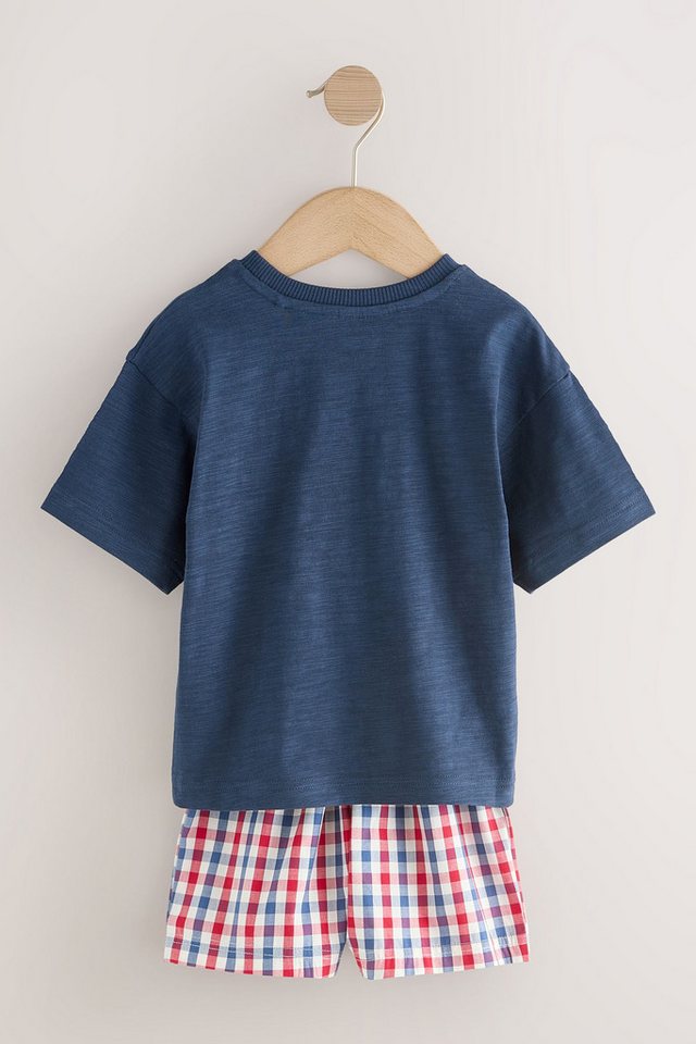 Next Pyjama Kurze Schlafanzüge aus Webmaterial, 3er-Pack (6 tlg) – Bild 2 von 5