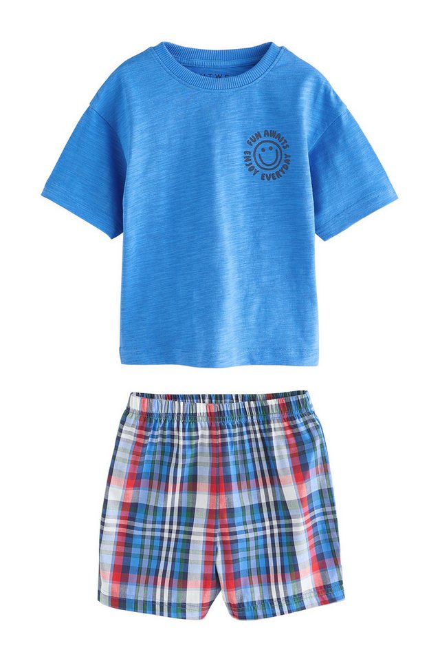 Next Pyjama Kurze Schlafanzüge aus Webmaterial, 3er-Pack (6 tlg) – Bild 4 von 5