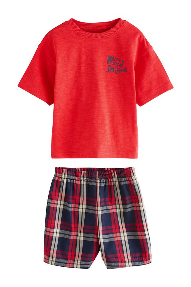 Next Pyjama Kurze Schlafanzüge aus Webmaterial, 3er-Pack (6 tlg) – Bild 5 von 5