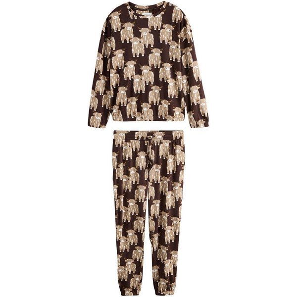 Next Pyjama Langärmeliger, gemütlicher Schlafanzug, Kurzgröße (2 tlg)