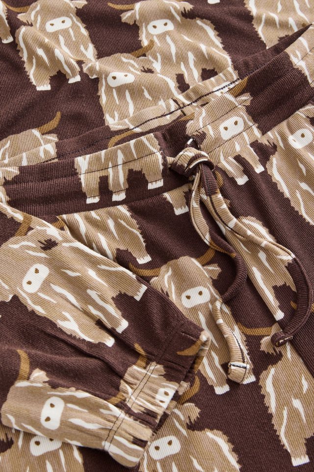 Next Pyjama Langärmeliger, gemütlicher Schlafanzug, Kurzgröße (2 tlg) – Bild 4 von 5