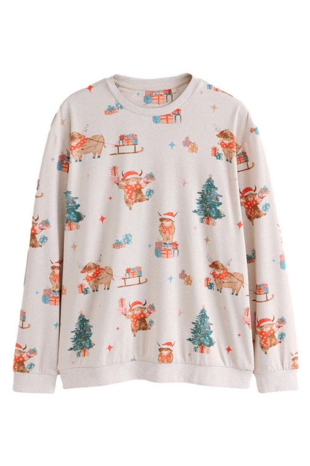 Next Pyjama Langarm-Weihnachtsschlafanzug, Familienkollektion (2 tlg) – Bild 2 von 5