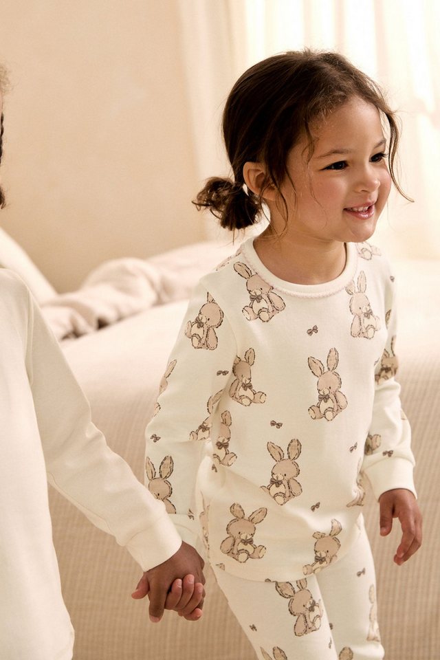 Next Pyjama Schlafanzüge mit floralem Muster, 3er-Pack (6 tlg) – Bild 5 von 5