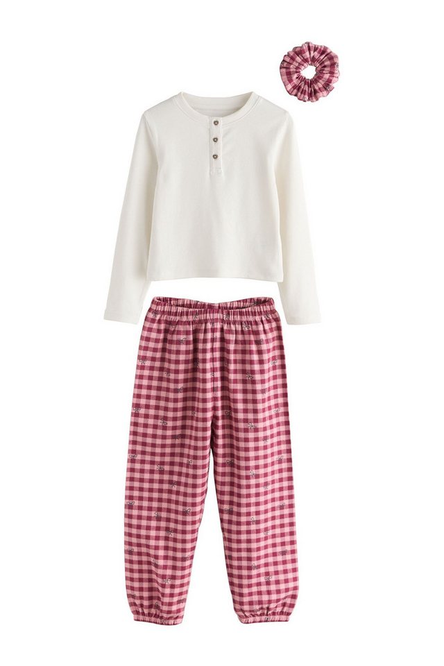 Next Pyjama Schlafanzüge mit Jogginghose, 2er-Pack (4 tlg) – Bild 3 von 5