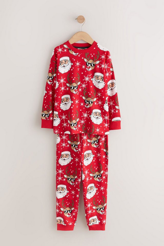 Next Pyjama Pyjama-Set mit Weihnachtsmotiv (2 tlg) – Bild 5 von 5