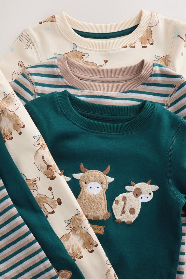 Next Pyjama Snuggle Schlafanzüge, 3er-Pack (6 tlg) – Bild 5 von 5