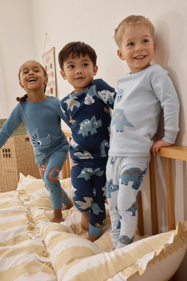 Next Pyjama Snuggle Schlafanzüge, 3er-Pack (6 tlg) – Bild 3 von 5