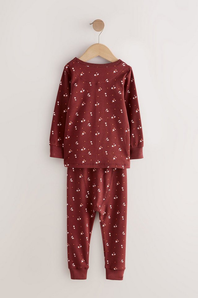 Next Pyjama Snuggle Schlafanzüge mit Blümchenprint, 3er-Pack (6 tlg) – Bild 2 von 5