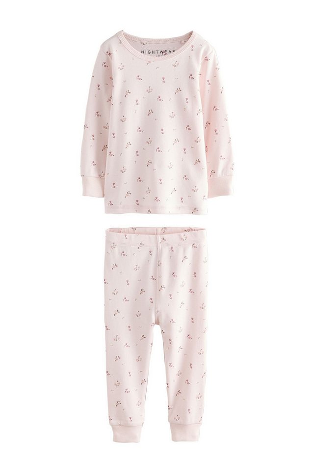 Next Pyjama Snuggle Schlafanzüge mit Blümchenprint, 3er-Pack (6 tlg) – Bild 5 von 5