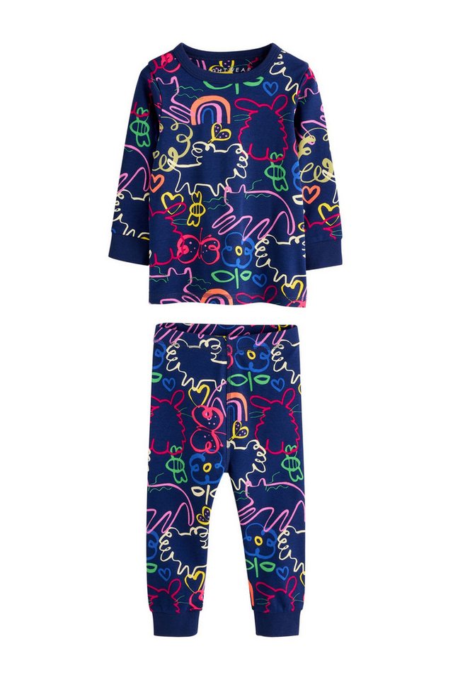 Next Pyjama Snuggle Schlafanzug im 3er-Pack, Stampy Star (6 tlg) – Bild 5 von 5