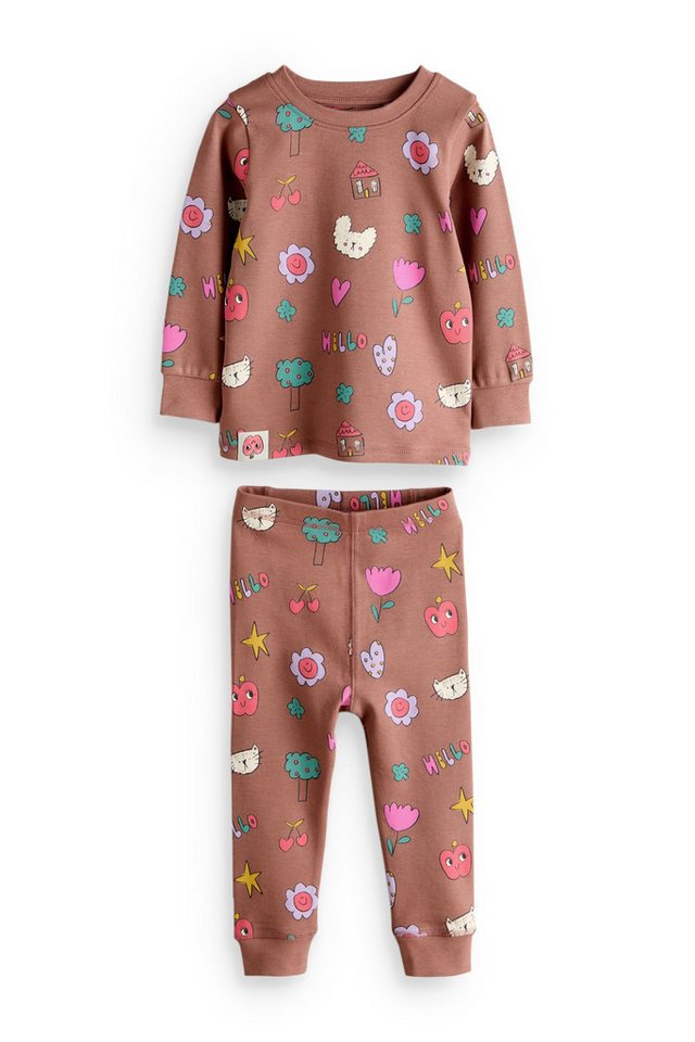 Next Pyjama Snuggle Schlafanzug im 3er-Pack, Stampy Star (6 tlg) – Bild 3 von 5