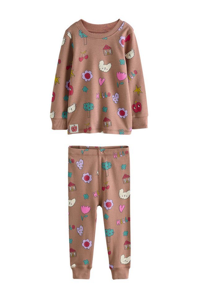Next Pyjama Snuggle Schlafanzug im 3er-Pack, Stampy Star (6 tlg) – Bild 4 von 5