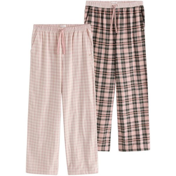 Next Pyjamahose Flanell-Schlafanzughosen im 2er-Pack (2-tlg)