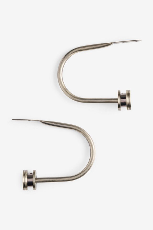 Next Raffhalter Set aus 2 gerippten Vorhanghalter – Bild 3 von 3