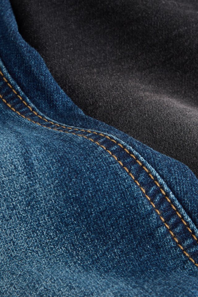 Next Regular-fit-Jeans Stretch-Jeans mit Elastikbund Regular Fit 2er-Pack (2-tlg) – Bild 5 von 5