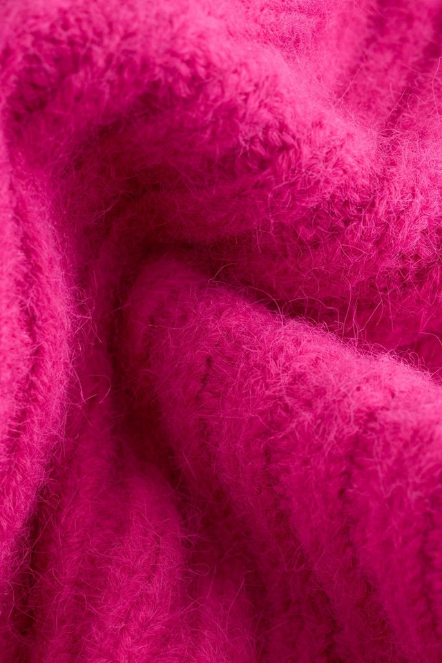 Next Rundhalspullover Gerippter Rundhals-Pullover aus Wollgemisch (1-tlg) – Bild 2 von 3