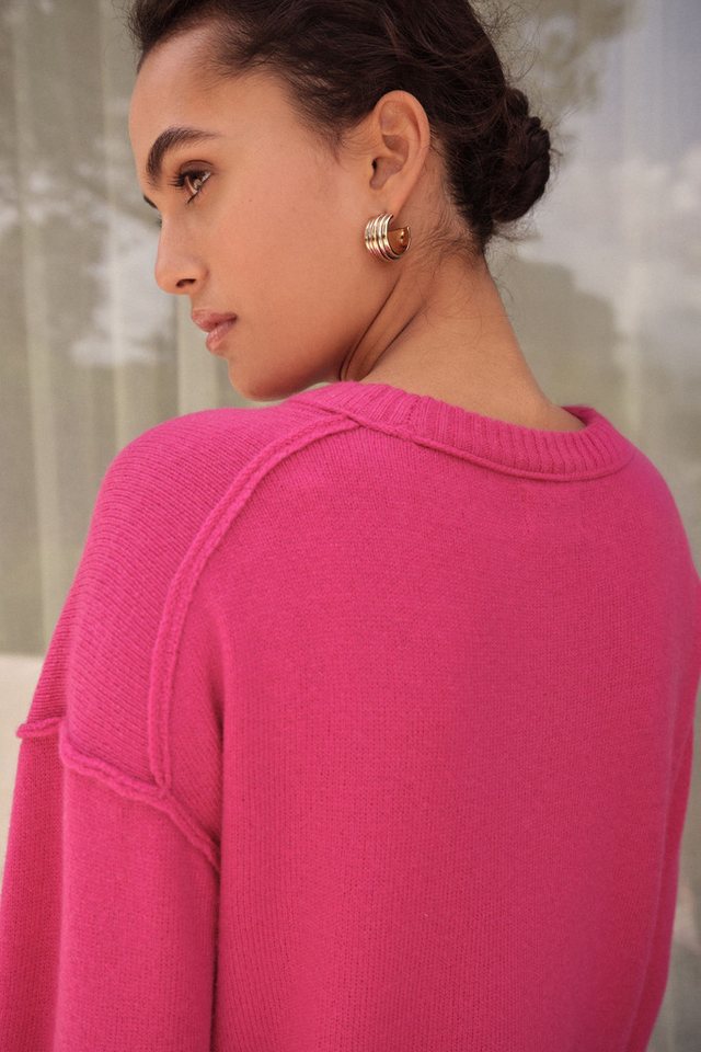 Next Rundhalspullover N. Premium Rundhalspullover aus 100 % Lambswool (1-tlg) – Bild 3 von 5