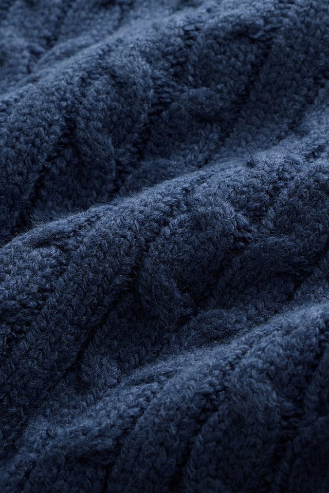 Next Rundhalspullover Rundhals-Pullover mit Zopfstrickmuster (1-tlg) – Bild 4 von 4