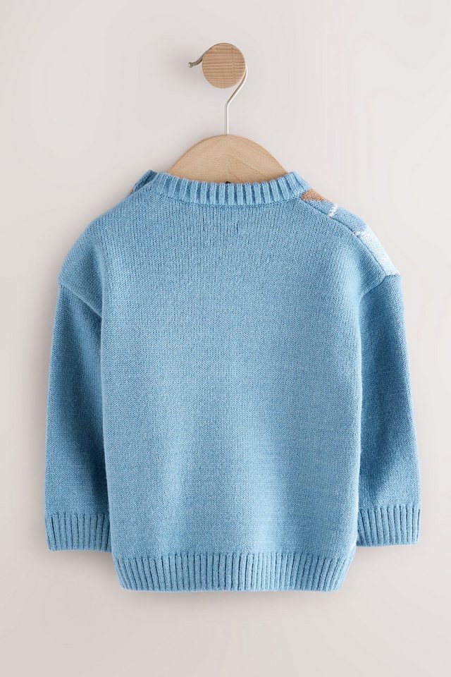 Next Rundhalspullover Strickpullover aus 100 % Baumwolle (1-tlg) – Bild 2 von 4