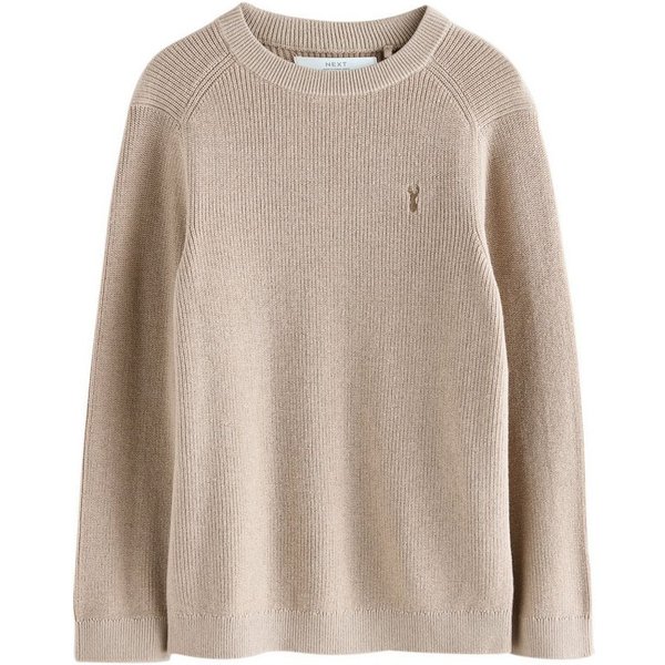Next Rundhalspullover Strickpullover mit Rundhalsausschnitt und Hirsch (1-tlg)