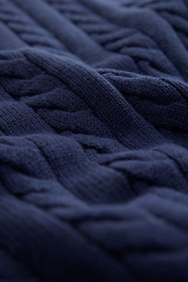 Next Rundhalspullover Zopfmusterpullover aus 100 % Baumwolle (1-tlg) – Bild 3 von 4
