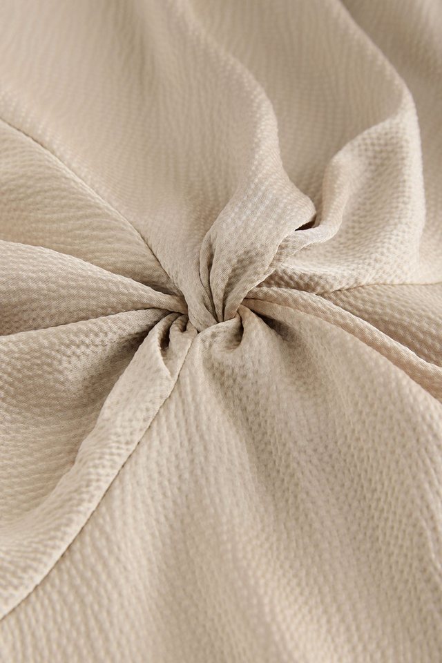 Next Satinbluse Strukturiertes Satin-Kurzarmoberteil, Zierdrehung (1-tlg) – Bild 4 von 5