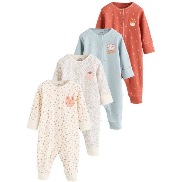 Next Schlafoverall Babyschlafanzüge, 4er-Pack (4-tlg)