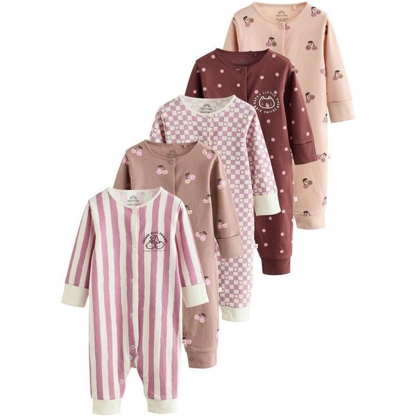 Next Schlafoverall Babyschlafanzüge, 5er-Pack (5-tlg)