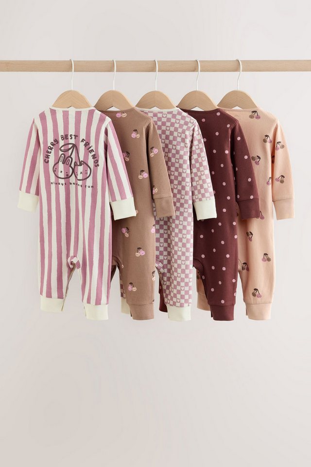 Next Schlafoverall Babyschlafanzüge, 5er-Pack (5-tlg) – Bild 2 von 5