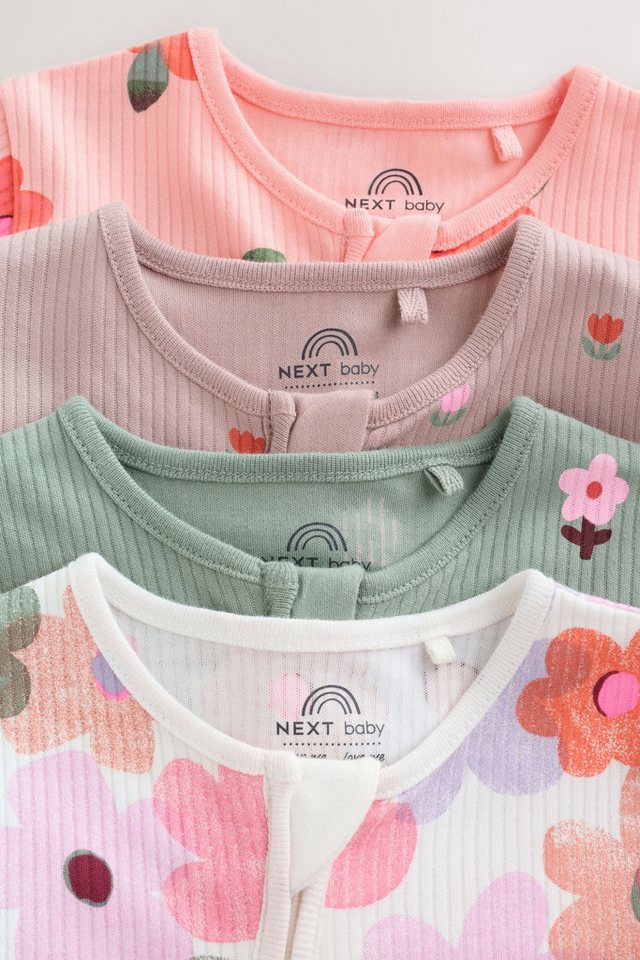 Next Schlafoverall Babyschlafanzüge, 4er-Pack (4-tlg) – Bild 2 von 5