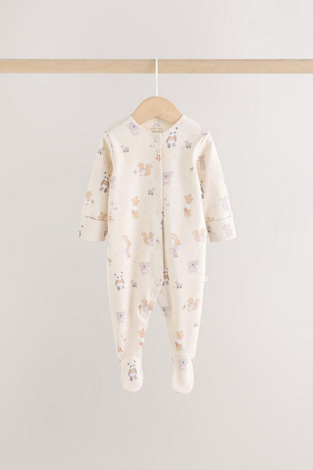 Next Schlafoverall Gerippte Babyschlafanzüge, 3er-Pack (3-tlg) – Bild 4 von 5