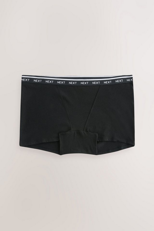 Next Schlüpfer Slips mit Logo im 4er-Pack, Boyshorts (4-St) – Bild 2 von 5