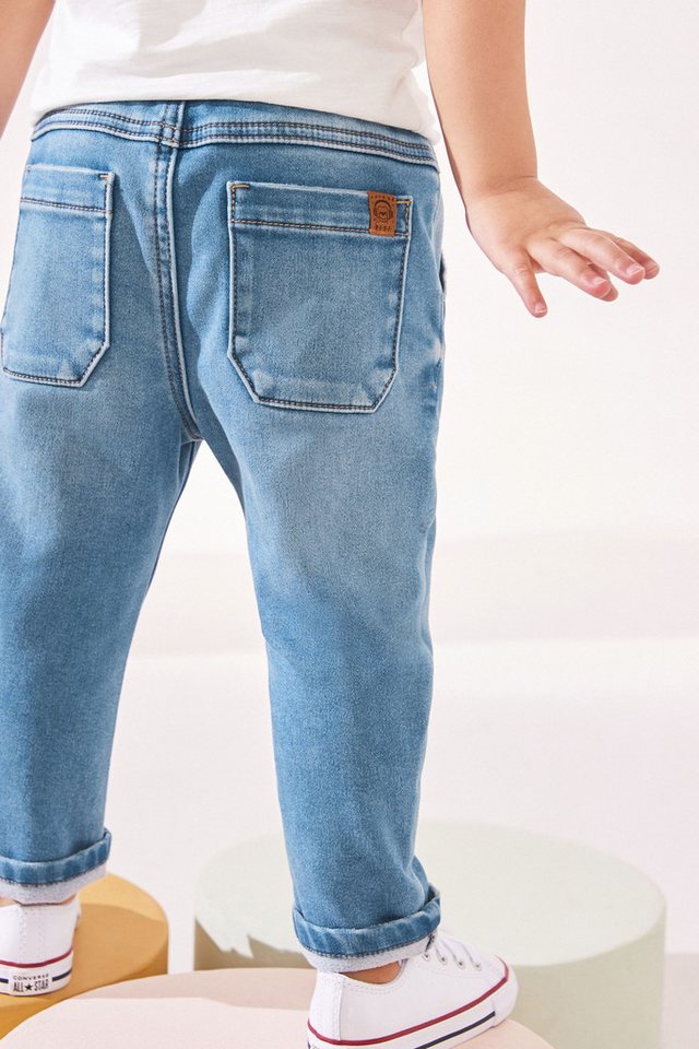 Next Schlupfjeans Superweiche Jeans mit Stretch zum Hineinschlüpfen (1-tlg) – Bild 2 von 5
