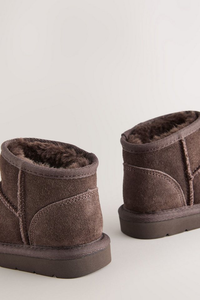 Next Schlupfstiefel aus Veloursleder, weite Passform Babystiefel – Bild 2 von 5