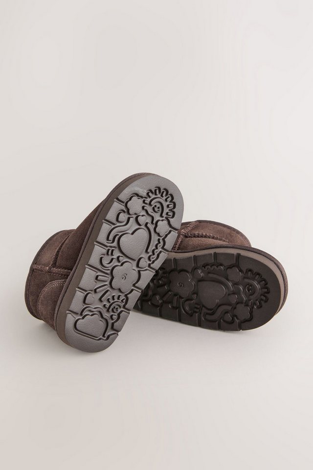 Next Schlupfstiefel aus Veloursleder, weite Passform Babystiefel – Bild 3 von 5