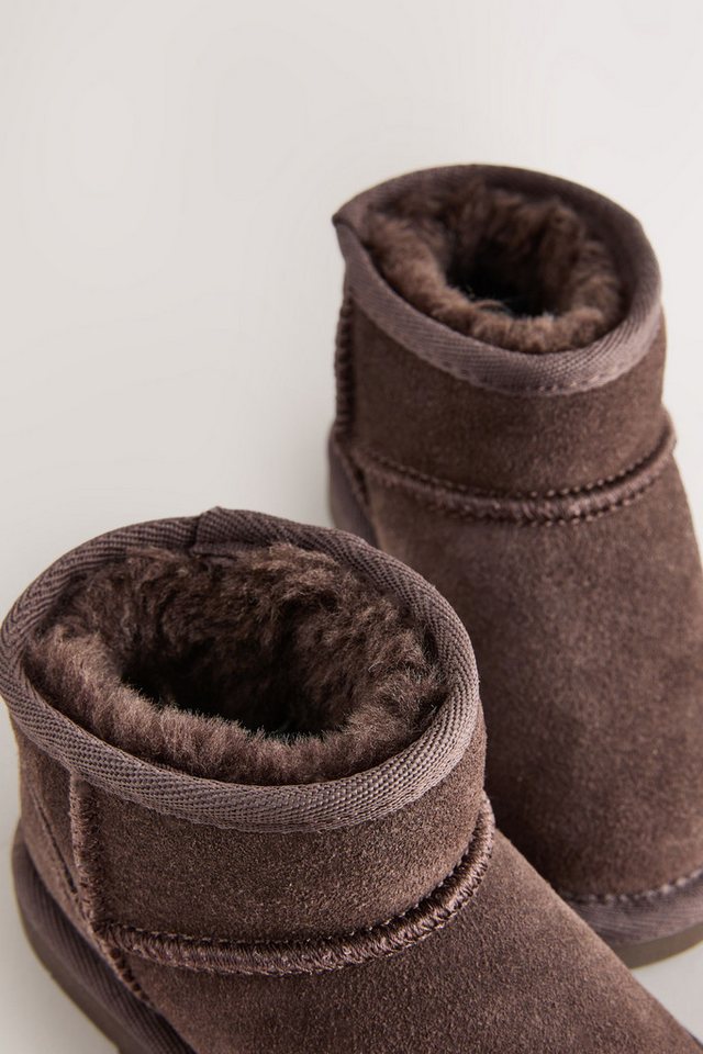 Next Schlupfstiefel aus Veloursleder, weite Passform Babystiefel – Bild 4 von 5