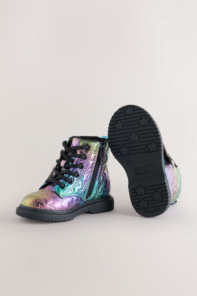 Next Schnür-Stiefeletten, weite Passform Stiefelette – Bild 5 von 5